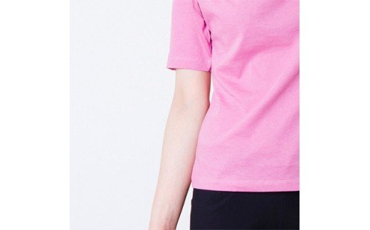 【限定100着】レディース 5分袖 ドレープネック カットソー(LLサイズ) [0300]