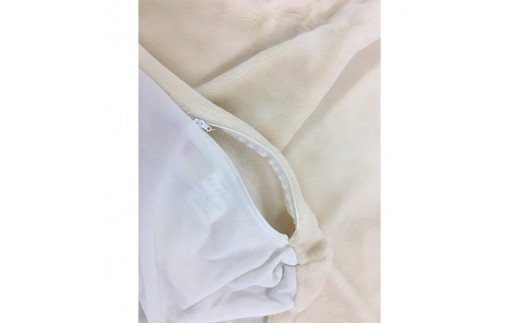 【限定47枚】日本製 ご家庭で洗える あったか 敷布団カバー セミダブル ベージュ [0460]