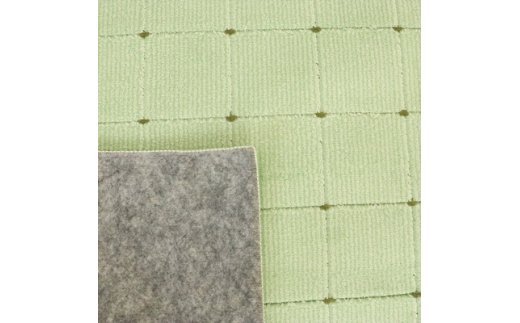 抗ウィルス、抗アレル物質、抗菌、消臭、防ダニ【PT-5】カーペット 190×190 グリーン [0918]