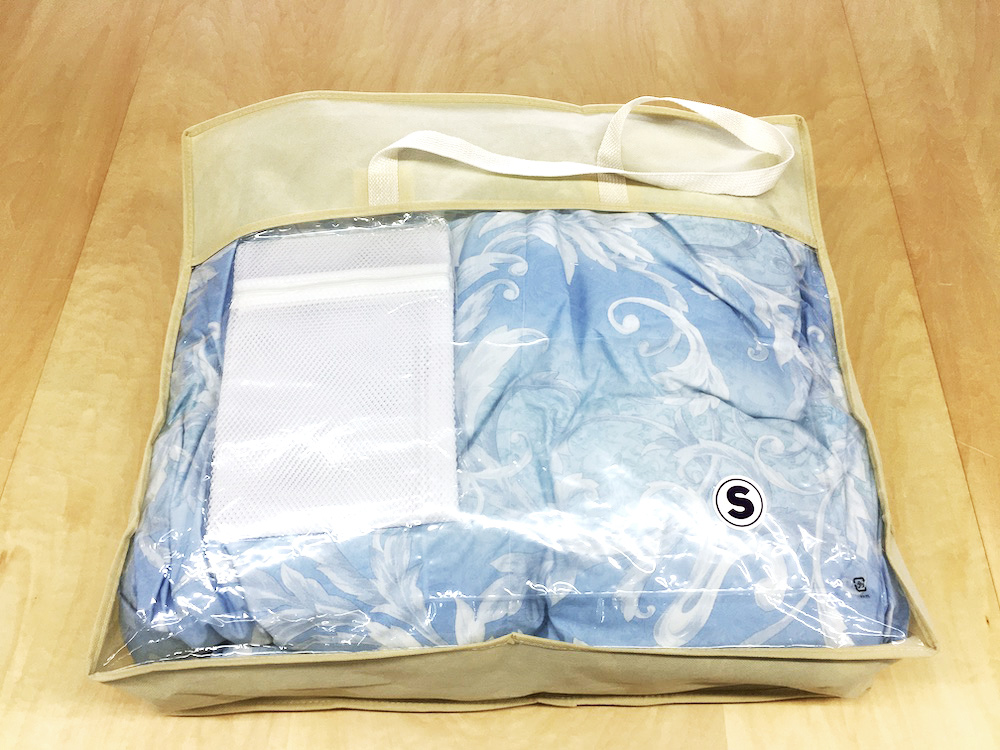 洗える羽毛肌掛けふとん ハンガリー産ダウン93% シングル 洗濯ネット付 N-8166 BL 羽毛布団 [3288]