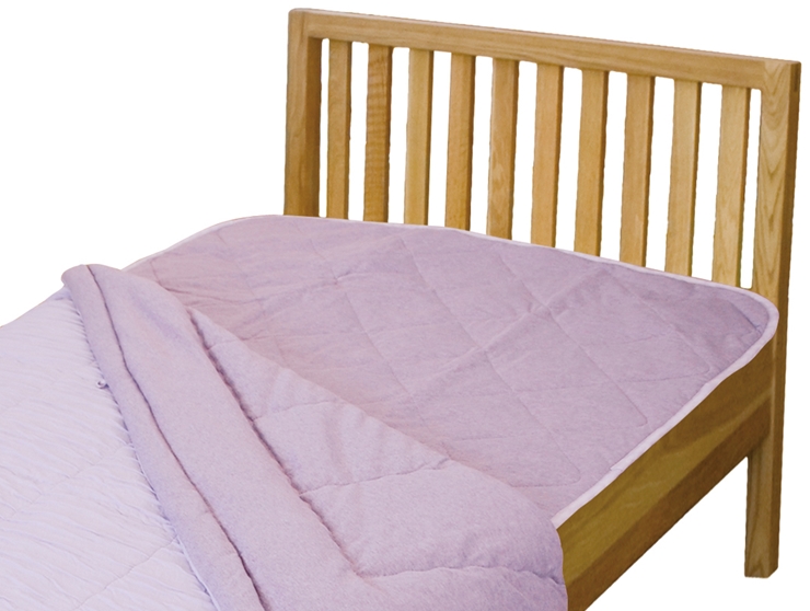 百歳(きゃくさい)敷パッド シングル 100×200cm ラベンダーカラー 1枚｜百歳 健康 寝具 天然由来 テンセル繊維 [4365]