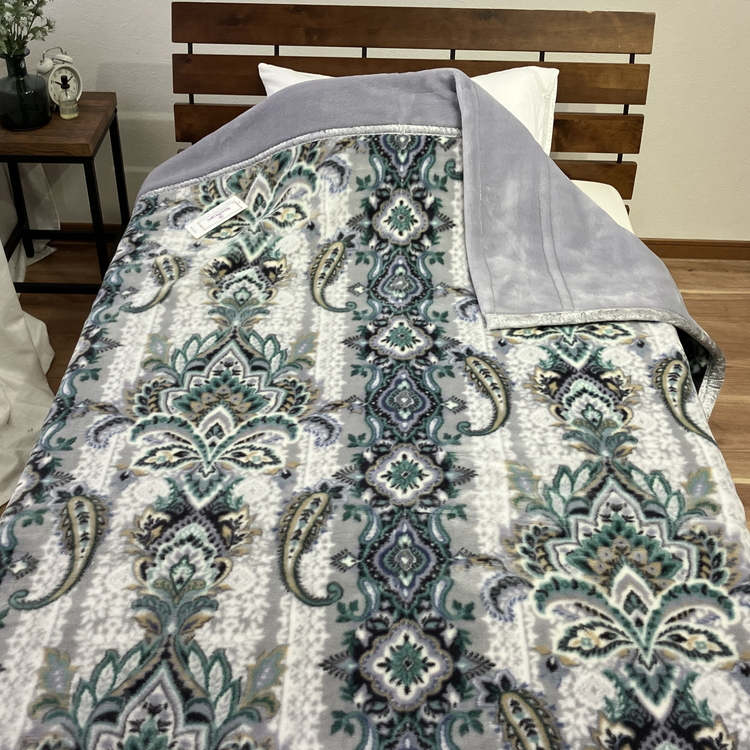 日本製 新合繊アクリル マイヤー毛布 シングル （2枚合わせ毛布） 1枚 N-M-5701