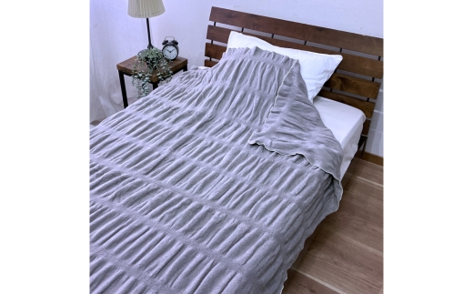 くしゅくしゅコットンケット シングル 140×200cm 1枚 N-FM-3501