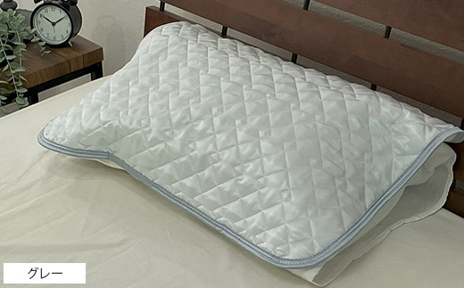 朱子織シルクサテン生地を使った　シルク枕パッド　43×63cm　1枚　SCC-4363