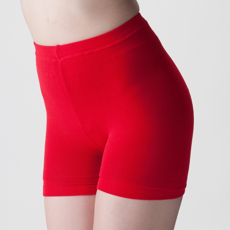 天然の美容繊維 シルク混のびのび1分丈パンツ フリーサイズ H-S2000