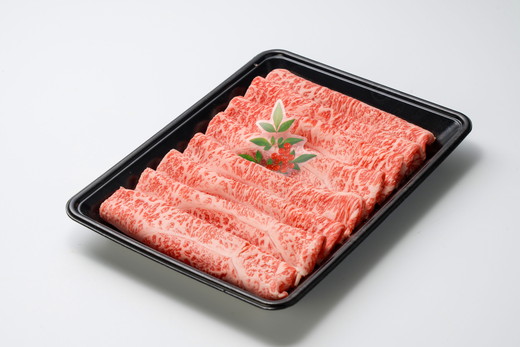 A4黒毛和牛特選ロースすき焼きギフトセット 肉屋の割り下つき 380g ◇