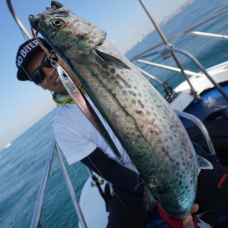 フィッシングマックスが開発する、完全現場視点のルアーブランド「AZZURRO」の、スロージギング対応 青物タチパターン必須のロングメタルジグ「ルンゴII 250g」2本セット