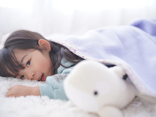 名入れ可 綿100% ベビー毛布(ラベンダー／花) 85×115cm 毛布の町(泉大津市産) N-MM400 [3354]