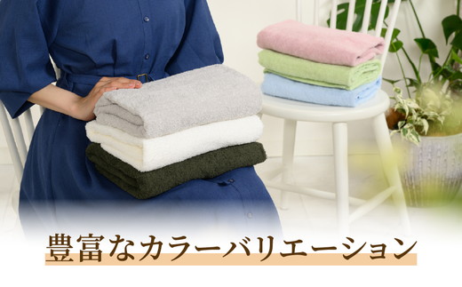 吸水力と肌触りが自慢のデイリーユースバスタオル 3枚 [4764]