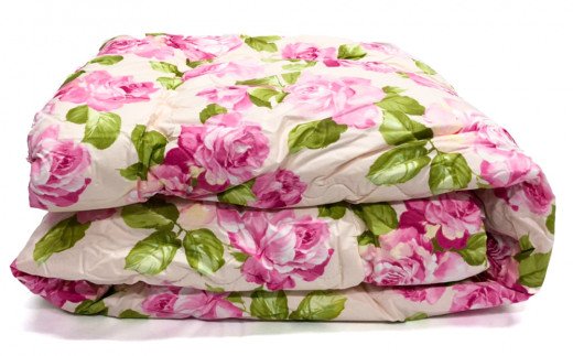 中わた約1.0kg入り！ ウール混掛ふとん シングルロングサイズ(約150×210cm) ピンク色 RWF-151 [1182]