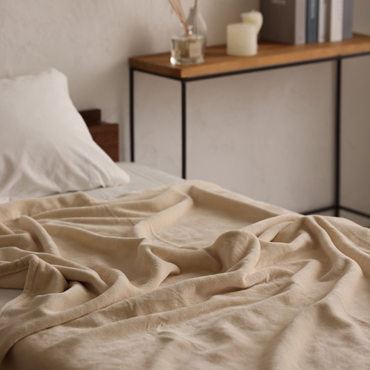 オーガニックコットン毛布 シングルサイズ 140×200cm