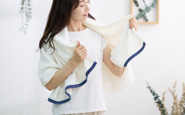 〈水とともに生きる 泉州タオル〉ウエノタオル エンジェル バスタオル 1枚 ｜ 泉州タオル たおる towel 無地 綿 日用品