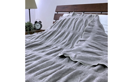 くしゅくしゅコットンケット シングル 140×200cm 1枚 N-FM-3501