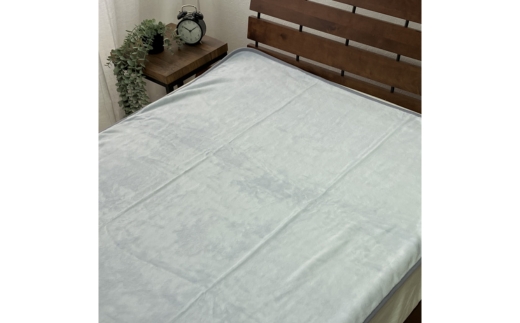 【訳あり】丸洗いOKあったか綿敷毛布（綿マイヤー）ダブル SH-36905PW