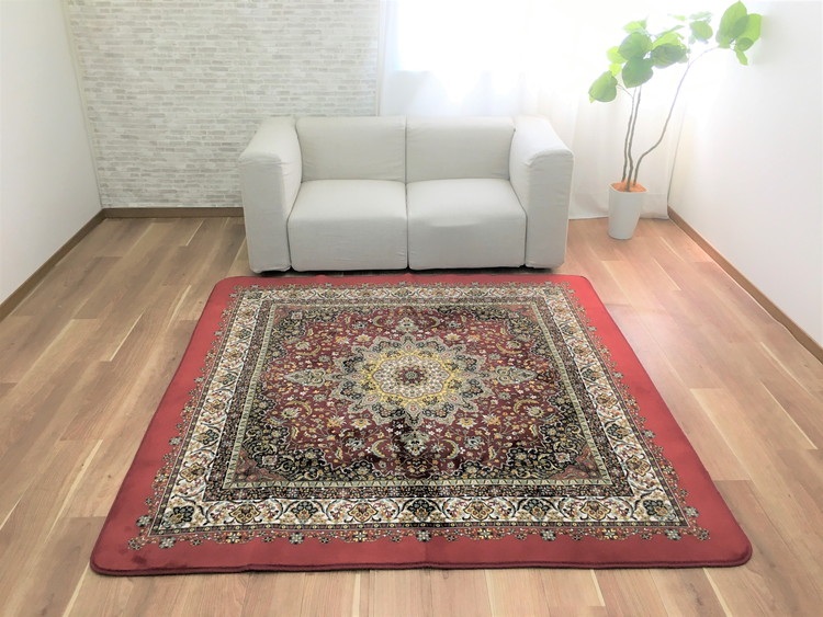 吸湿発熱ホットテックス® あったかカーペット 正方形 190×190cm 1枚 A-34921S