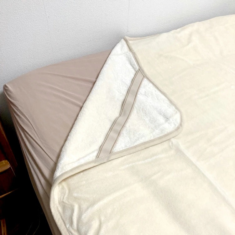 泉大津製 無着色 オーガニック コットン マイヤー毛布(毛羽部分) 掛け・敷きセット シングル | 肌ざわり 肌触り 吸水性 日本製 綿 100％ 毛布の町 ワンランク上 睡眠 熟睡 快眠 寝具 品質基準
