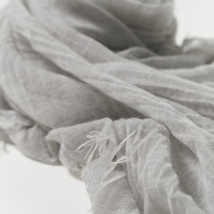 カシミヤストール(公式WEBショップ・ふるさと納税限定商品) 超大判サイズ ライトグレー [4015]