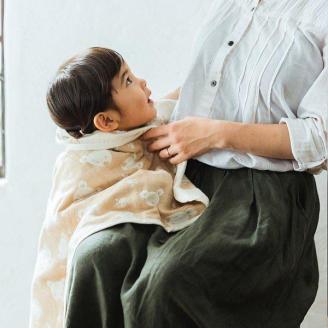 オーガニックコットンガーゼブランケット・ミニ／ネーネ [4402]