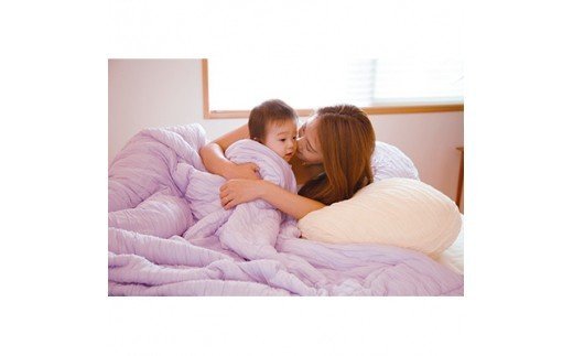 ふわふわもちもち とろけるような心地よさ オールシーズン マシュマロフトン パステルラベンダー 1枚 シングル 150×200cm [0014]