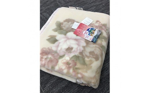 C.R.P加工毛布 マイヤー毛布 シングルサイズ ピンク 1枚 11808柄 [0620]