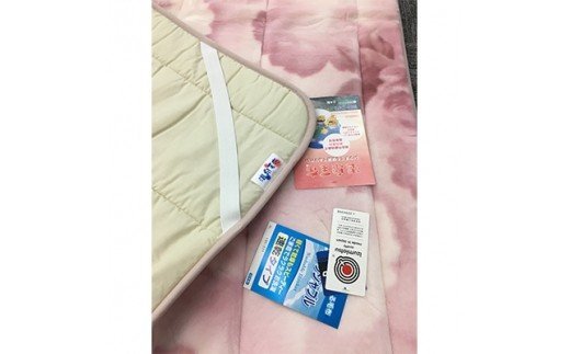 C.R.P加工 ソフトマイヤー 敷パッド シングルサイズ ピンク 1枚 31507柄 [0632]