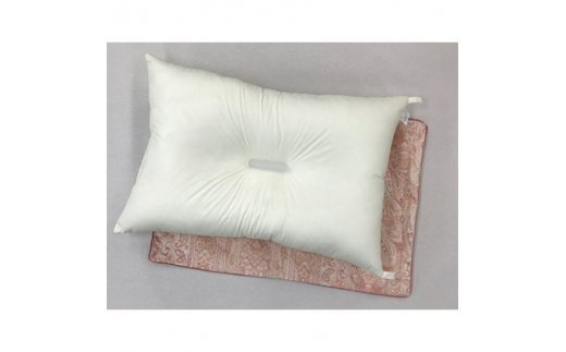 家庭で洗える 防ダニ・抗菌防臭枕 枕カバー ピンク2枚付き(リーブ) [1031]