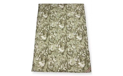 ホワイトダックダウン85%入り 洗える羽毛肌掛けふとん シングルサイズ(約150×210cm) グリーン色 FNU011 [1353]