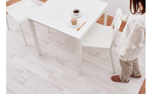 日本製 撥水・防炎 フリーカーペット 約182×220cm シャビーホワイト 700040331型 [2246]