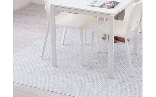 日本製 撥水・防炎 フリーカーペット 約182×180cm タイル 700040380型 [2260]