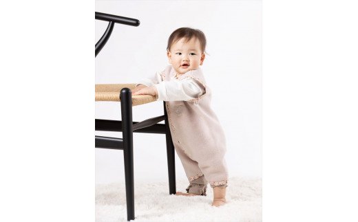 綿毛布スリーパー (Sサイズ) 2way仕様で暖か ベージュピンク×花柄｜ 贈答品 ギフト 誕生日プレゼント 贈り物 クリスマス ベビー キッズ sleeper-s [2434]