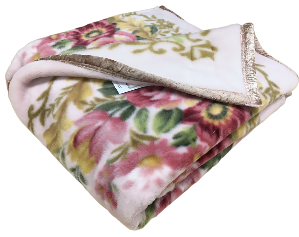 日本製 アクリル マイヤー毛布 ダブル ピンク 1枚 (ニューマイヤー毛布) N-MO5101PI [2702]