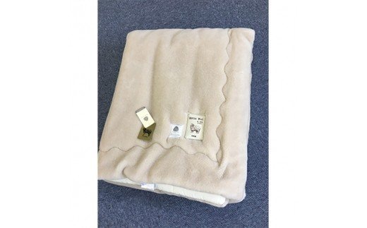 メリノウール マイヤー敷パッド シングル ベージュ (毛羽部分メリノウール100%) 6340BE [3600]