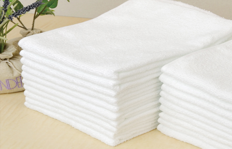 泉州タオル「白フェイスタオル」14枚セット｜やわらか フェイスタオル セット 吸水性 普段使い 泉州タオル [3810]