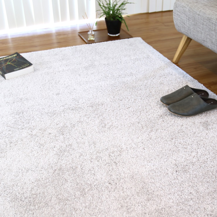 カーペット フロッシュ2 シルバー 130cm×190cm｜日本製 国産 敷物 ラグ アース防ダニ 抗菌防臭 防炎 滑り止め 床暖ホットカーペット対応 [5080]