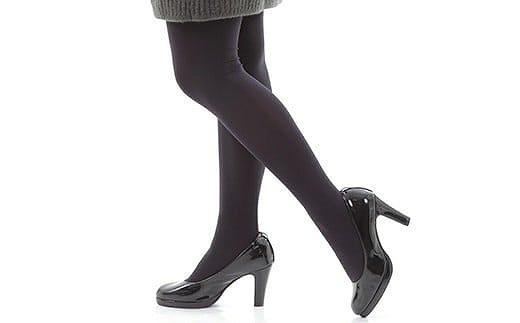 国産黒タイツ５足セット(110デニール)