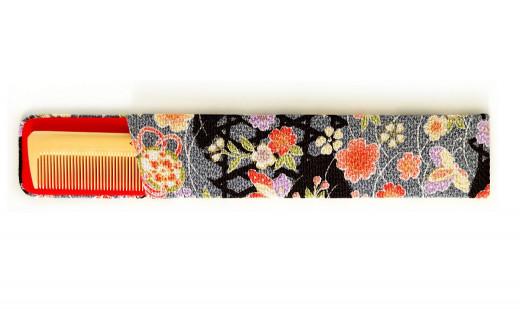 つげ櫛工房『辻忠商店』セット櫛(大)ケース付(さつまつげ)