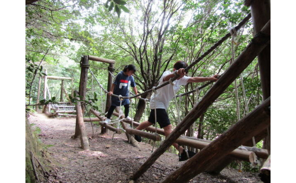 ≪貝塚市/アスレチック≫ 一日体験チケット(小人)３歳～小学生まで＼＼関西随一の広大な敷地／／大自然の澄んだ空気の中で身体をリフレッシュ！！