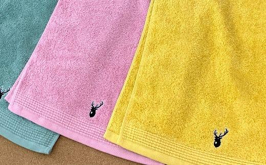 【大阪泉州タオル】黒鹿ブランドSautiller(ソティーエ) フェイスタオル8枚