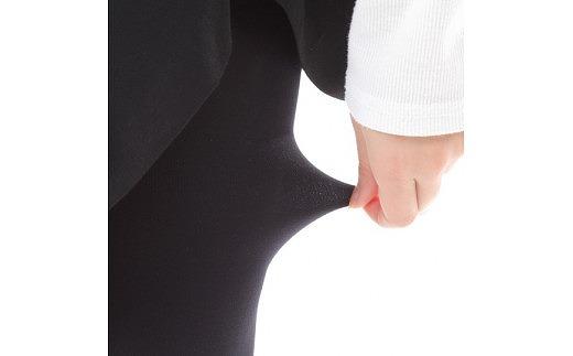 国産黒タイツ５足セット(125デニール)　L-LLサイズ