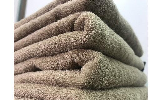 【日本製】ito美人フェイスタオル６枚セット（ブラウン）