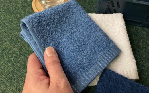 【大阪泉州タオル】Twinkle 銀の抗菌タオルハンカチ３枚セット