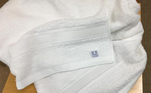 【大阪泉州タオル】Twinkle 銀の抗菌バスタオル２枚（サンライズホワイト）