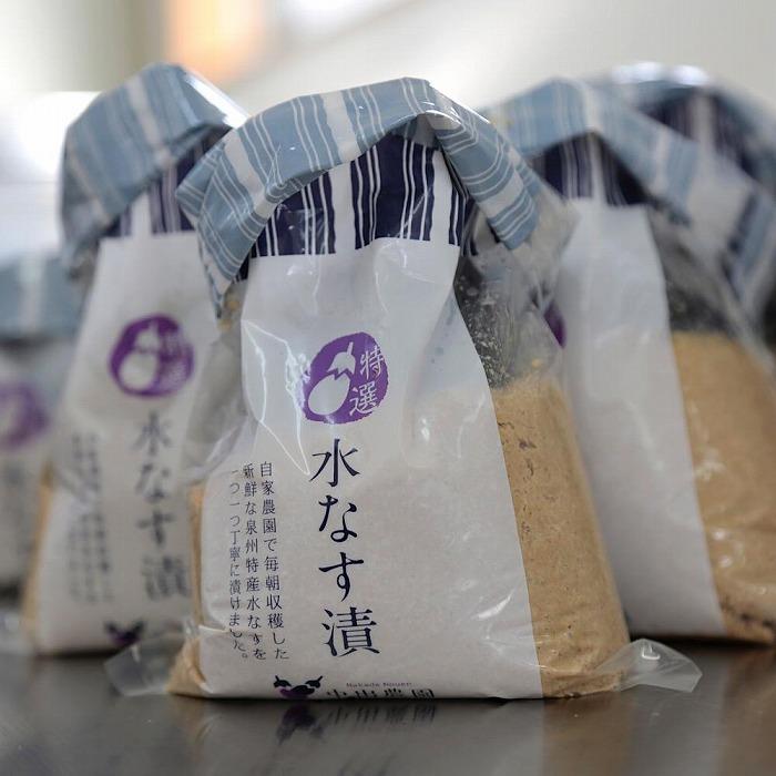 【先行予約】中出農園　泉州水なす漬け６個入り