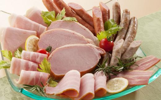 『夢一喜』ハム・ベーコン・ウィンナー・ハンバーグよりどり大盛りセット