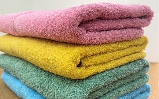 【大阪泉州タオル】ネイチャーカラーバスタオル4枚セット