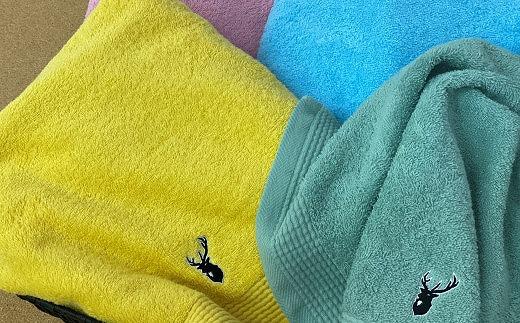 【大阪泉州タオル】黒鹿ブランドSautiller(ソティーエ) バスタオル4枚