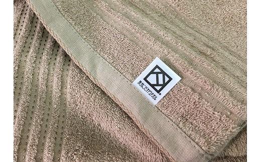 【日本製】ito美人フェイスタオル６枚セット（ブラウン）