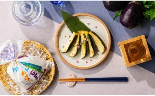 ＜先行予約＞大阪泉州水なすのぬか漬け６個（天然塩使用）