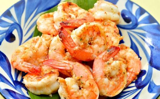 大型むきエビ冷凍「ハーブシュリンプ」1kg（背ワタ処理済み）