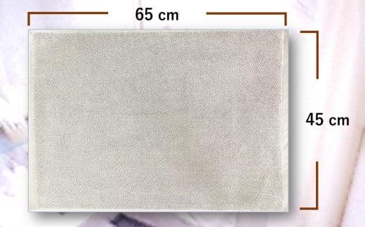 【泉州タオル】ROSHICHI ホテル仕様バスマット3枚（ミスティグレー）